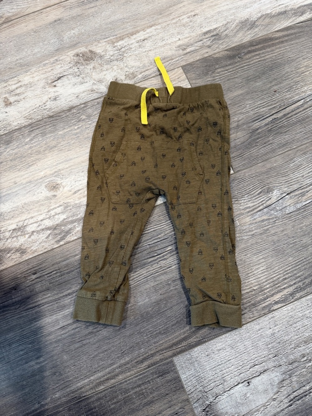 Petit Lem Kids Olive Green Drawstring Jogger Pants